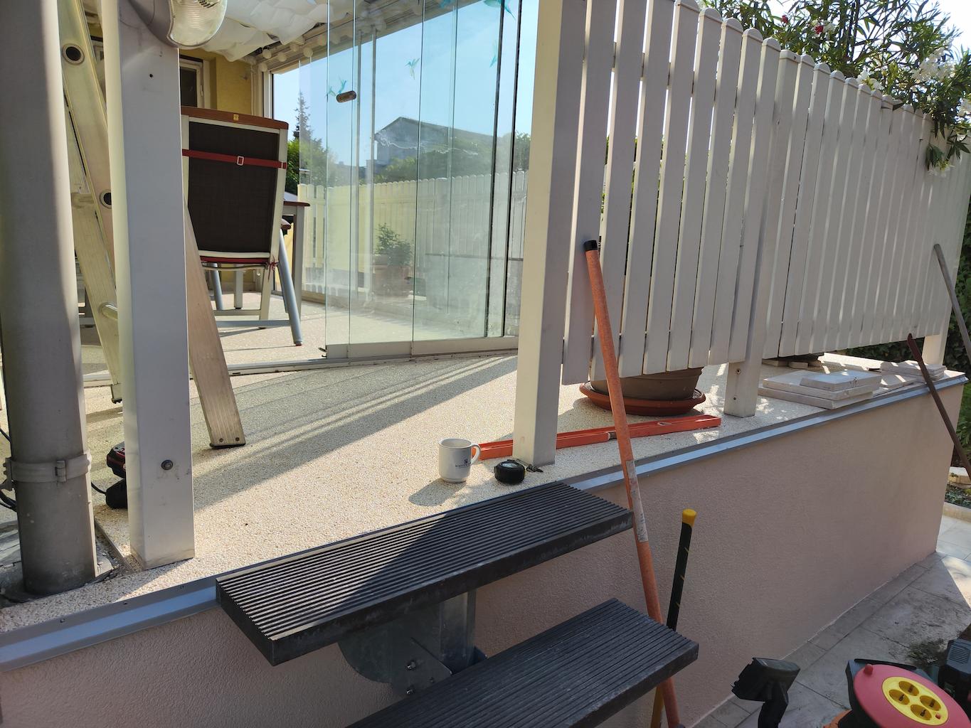 Fertiggstellte Aussenanlage