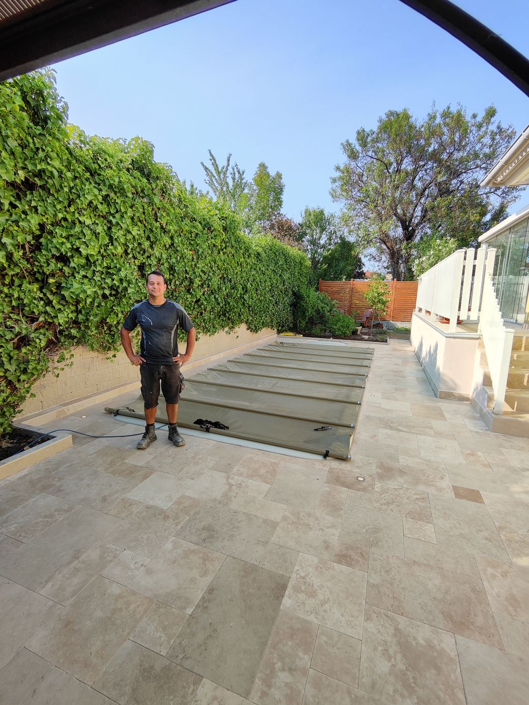 Fertiggstellte Aussenanlage