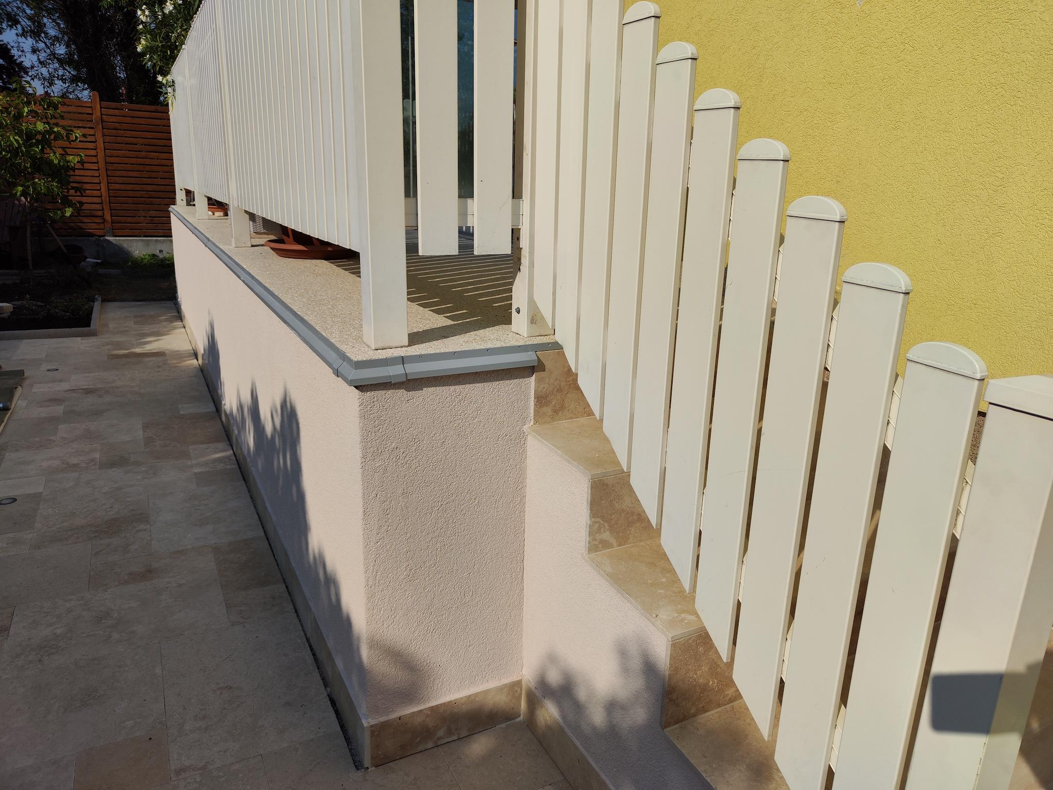 Fertiggstellte Aussenanlage