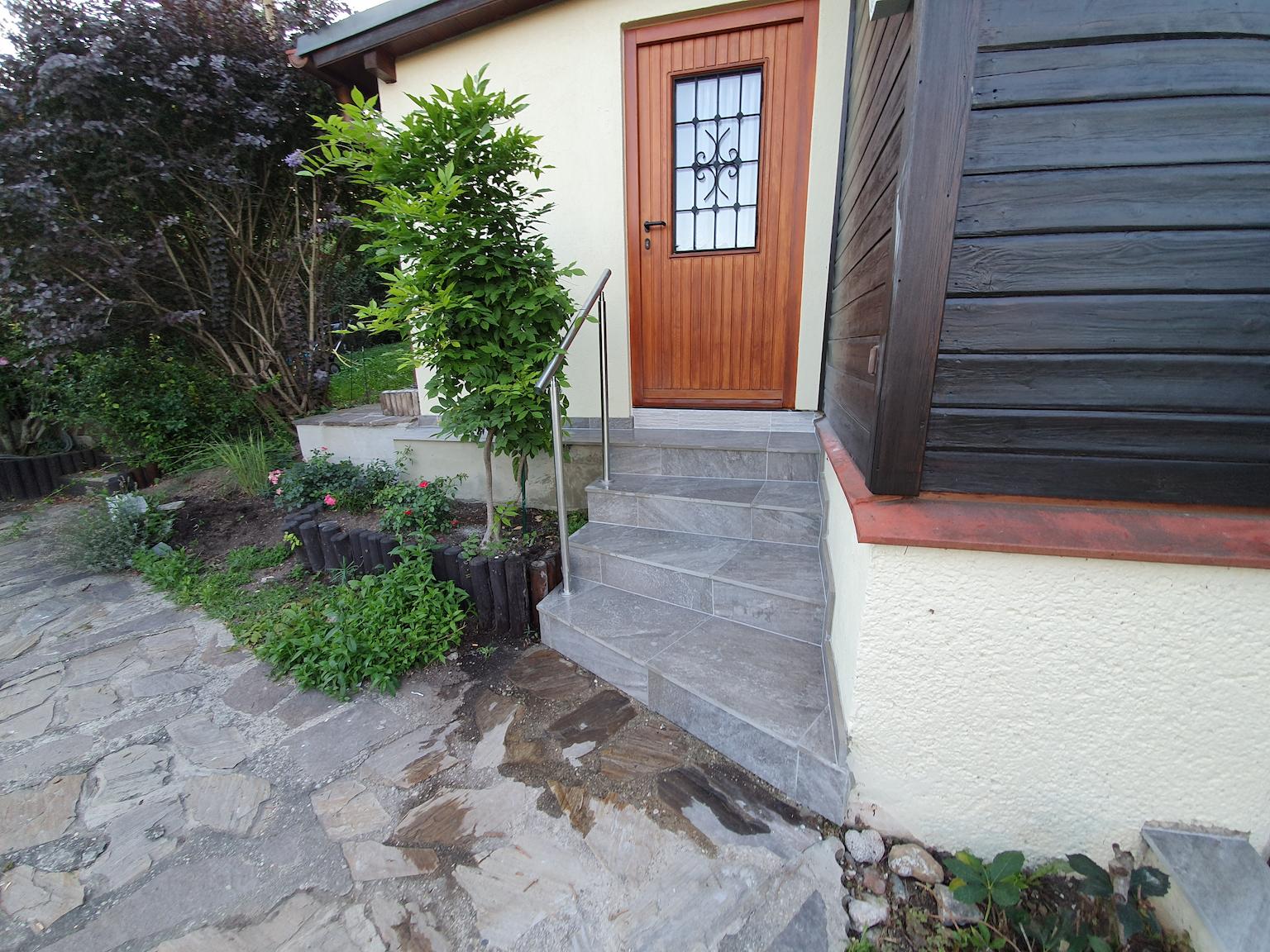 während der Arbeiten