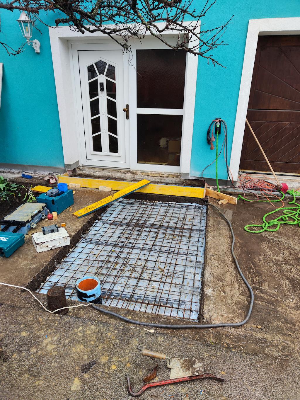 Fertiggstellte Außenanlage