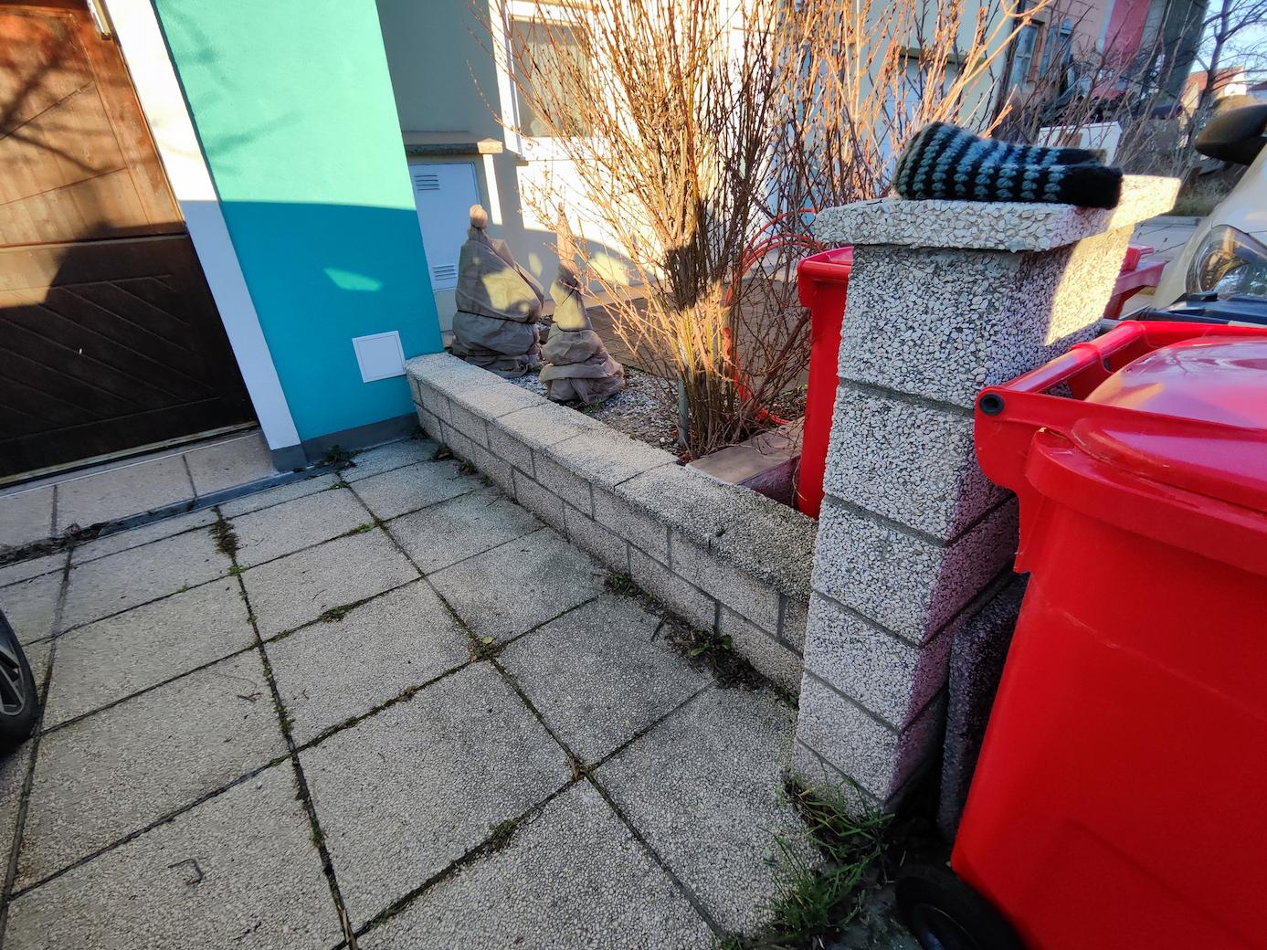 während der Arbeiten