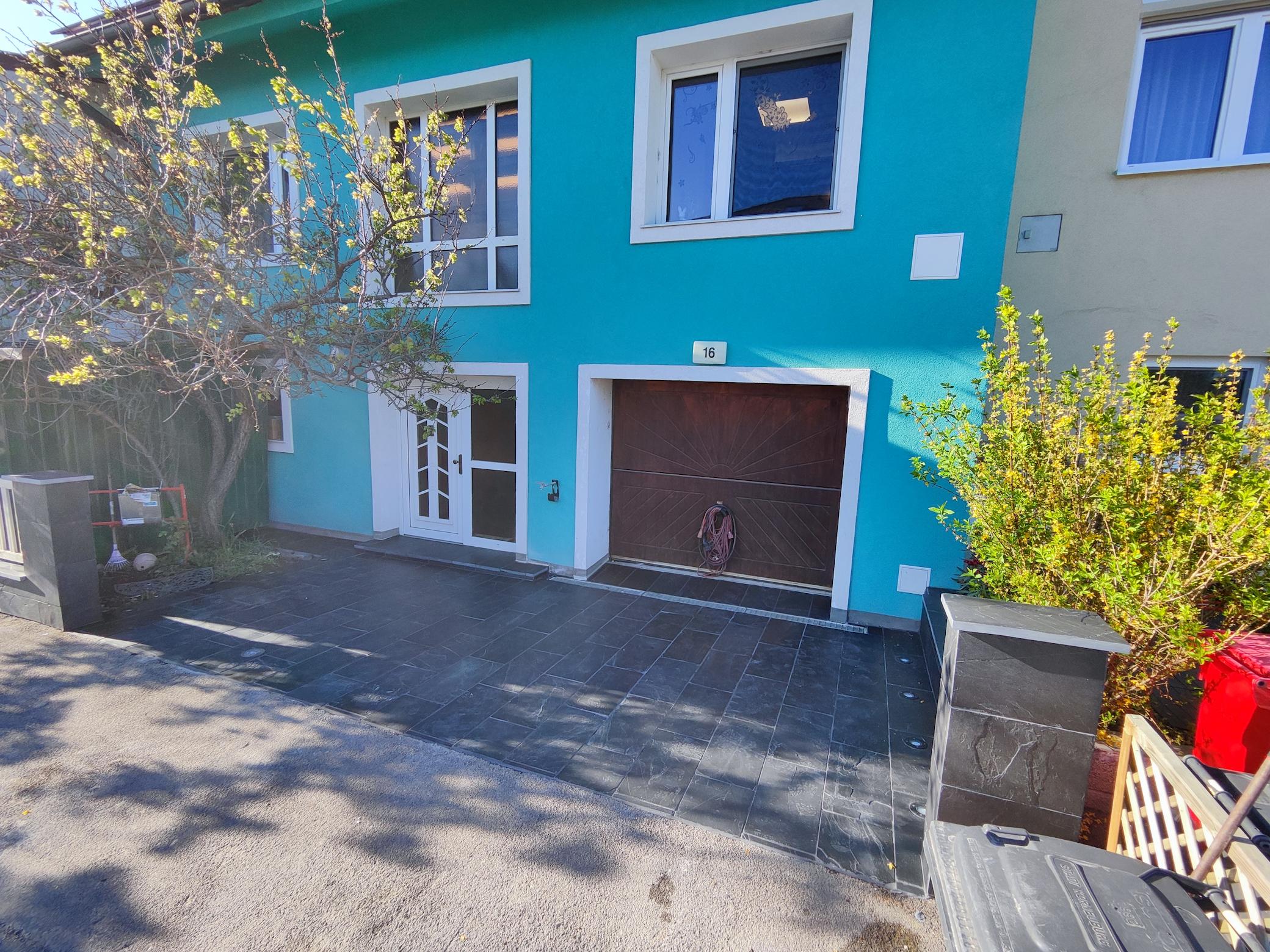 Fertiggstellte Außenanlage