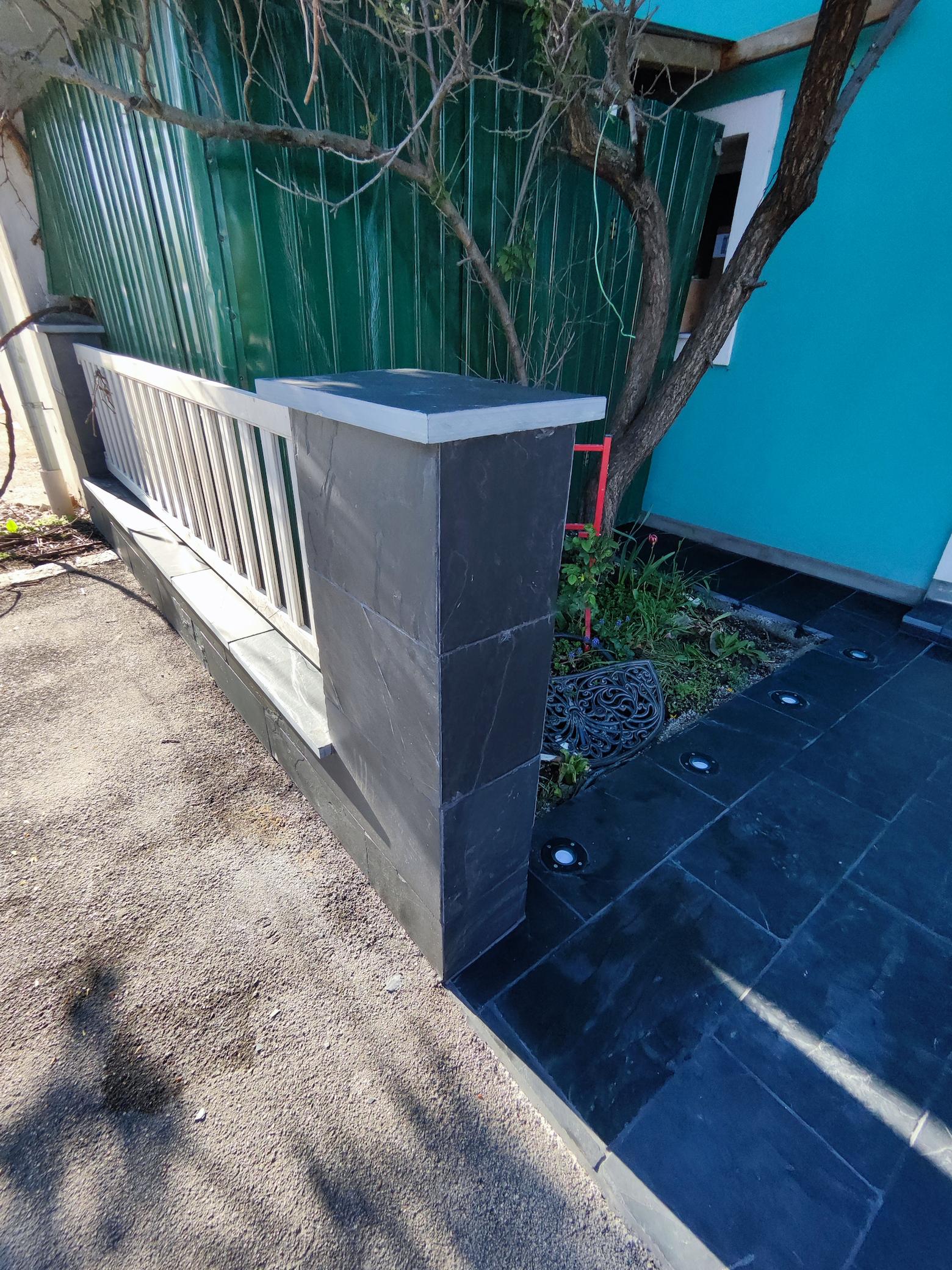 während der Arbeiten