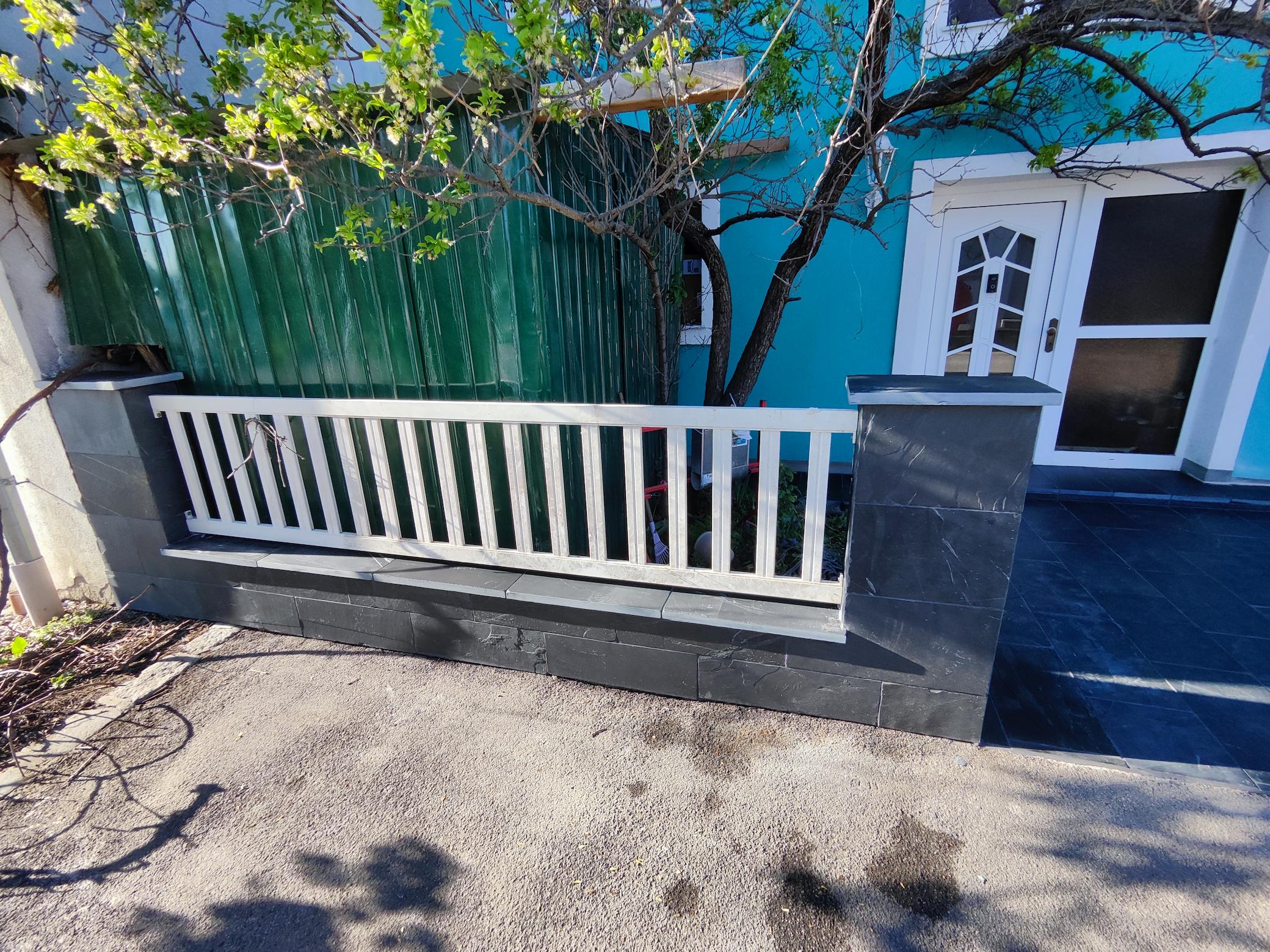 während der Arbeiten